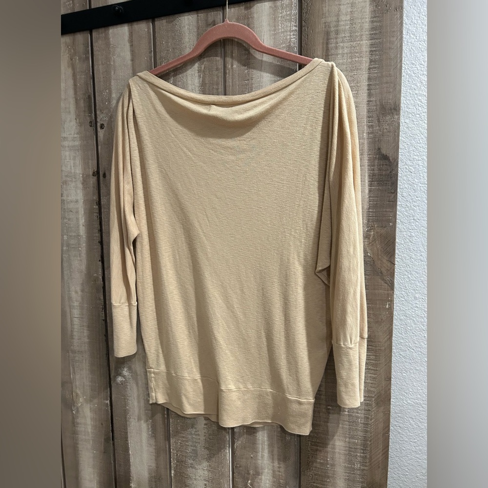 Michael Stars slub long sleeve top, one size - Picture 8 of 8